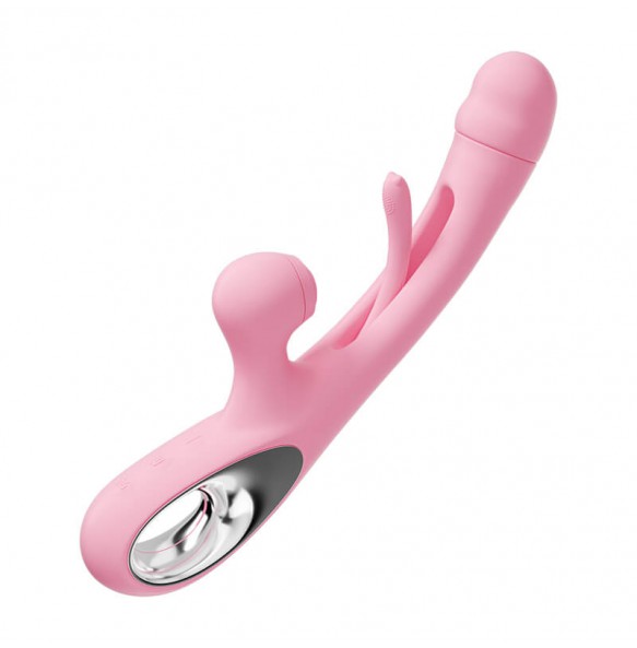 MizzZee - Swing Tongue Vibrating Suction Wand (Chargeable - Pink)